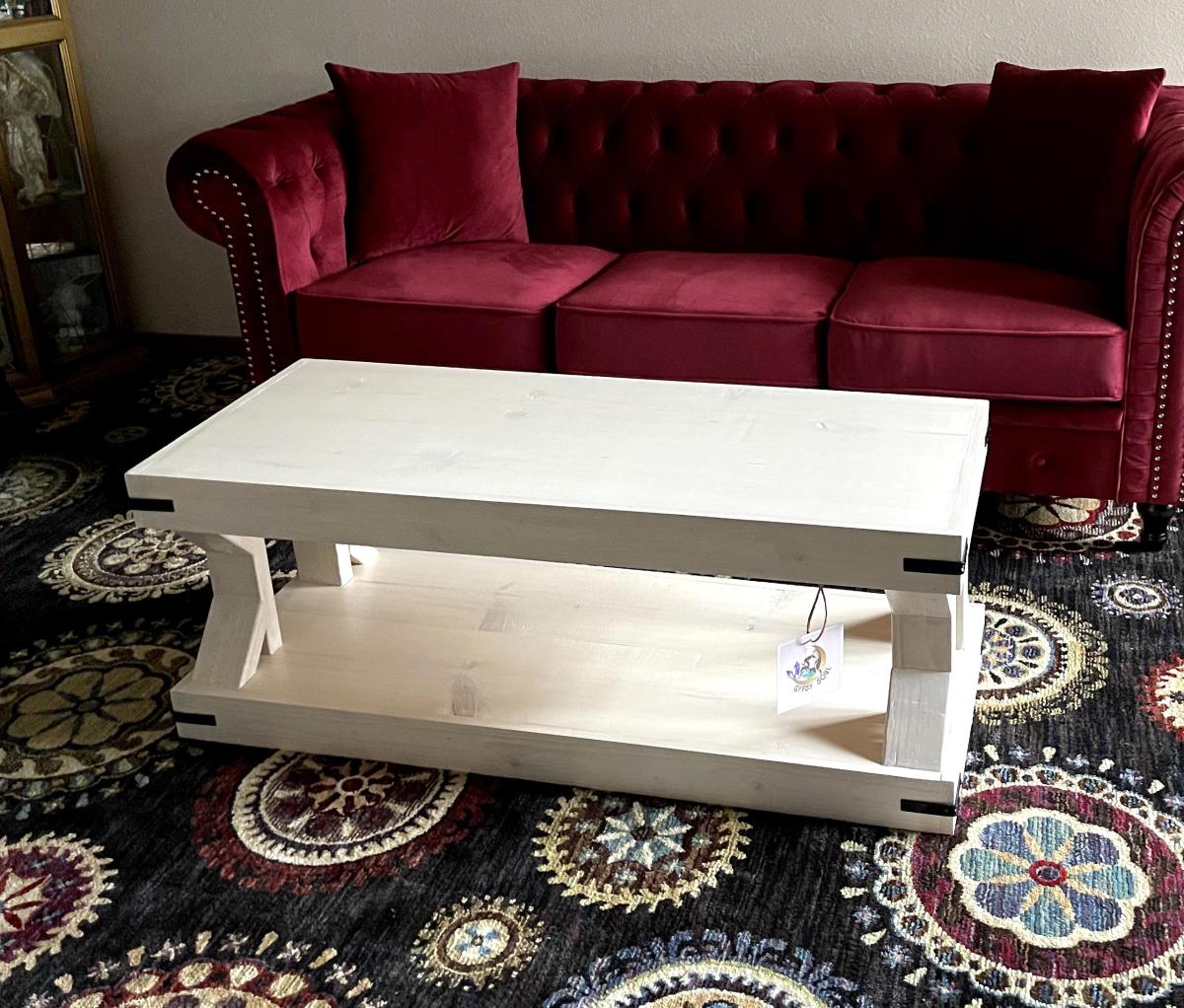 Modern Farmhouse Coffee Table and Side Table Ana White